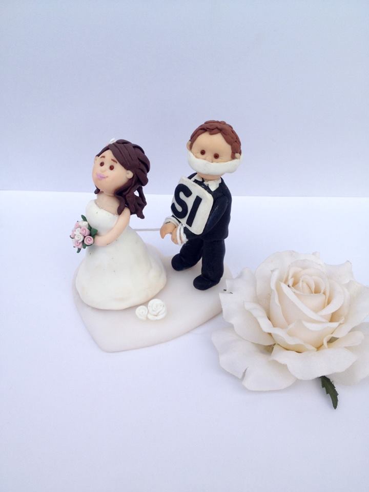 Cake Topper – Lo sposo imbavagliato